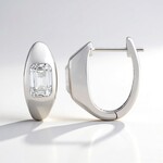 Orecchini in argento con Kunzite Bianca (Pallanova)
