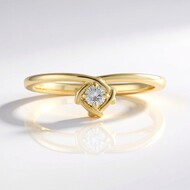 Gouden ring met een IF (G) Diamant