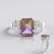 Bague en argent et Amétrine