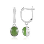 Boucles d'oreilles en argent et Jade du Canada