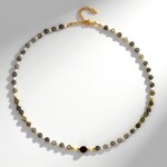 Collana in argento con Agata Rosa (Riya)