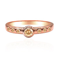 Anello in oro con Diamante Rose de France SI1 di Argyle