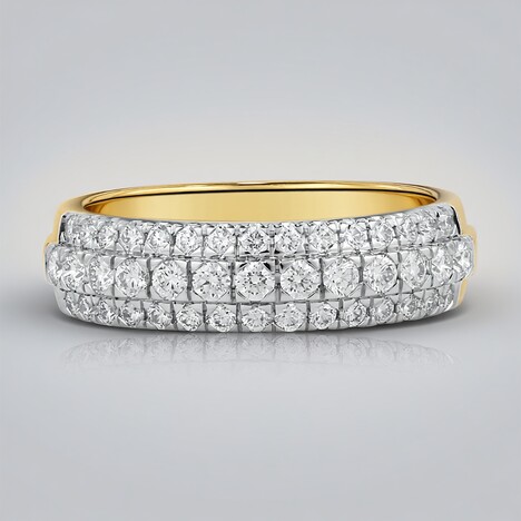 Anello in oro con Diamante IF (D) (Annette)