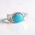Anello in argento con Turchese Sleeping Beauty