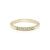 Gouden ring met VS2 bruine diamanten