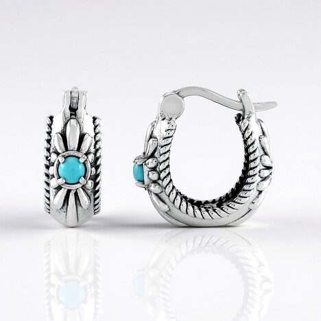 Orecchini in argento con Turchese Sleeping Beauty (Desert Chic)