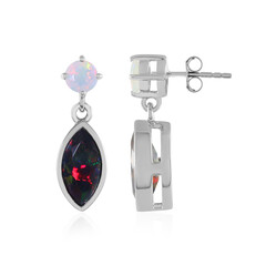 Boucles d'oreilles en argent et Opale Mezezo
