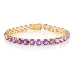 Marokkanischer Amethyst-Silberarmband