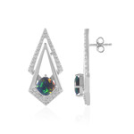 Zilveren oorbellen met Mezezo opalen (de Melo Essence)