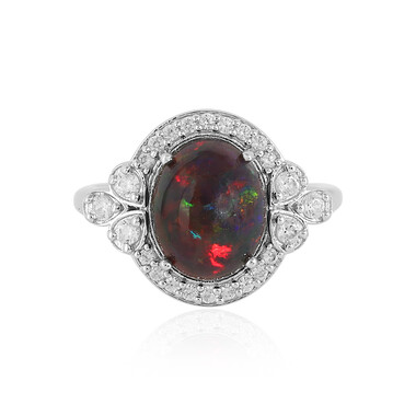Mezezo Opal Silver Ring
