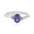 Anello in argento con Tanzanite