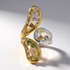 Anello in oro con Diamante Fancy SI2 (CIRARI)