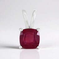 Colgante en plata con Rubí de Madagascar