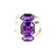 Sambia-Amethyst-Herren-Silberring
