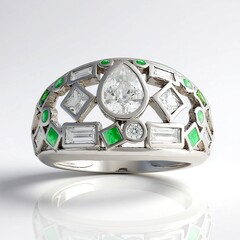 Anello in argento con Zircone