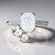 Anello in argento con Opale di Welo