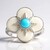 Anello in argento con Madreperla (Faszination Türkis)