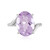 Anillo en plata con Amatista Rosa de Francia
