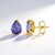 Orecchini in argento con Tanzanite (Gems en Vogue)