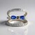 Anello in argento con Cianite del Nepal
