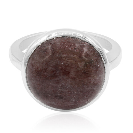 Anello in argento con Thulite