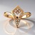 Anello in oro con Diamante Rose de France SI1 di Argyle (Annette)