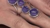 Zilveren ring met Charoitten