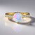 Anello in oro con Opale di Welo AAA (de Melo Gold)