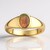 Anello in oro con Opale Nero Crystal di Lightning Ridge (Mark Tremonti)