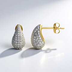 Orecchini in argento con Zircone (Adela Silber)