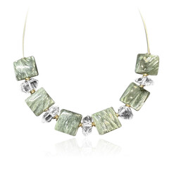 Collana in argento con Serafinite