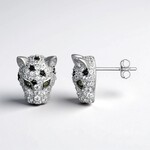 Orecchini in argento con Zircone (Adela Silber)