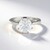 Anello in argento con Quarzo Bianco (MONOSONO COLLECTION)