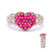Bague en argent et Topaze rose (Gems en Vogue)