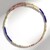 Collana rigida in acciaio con Lapislazzuli (Riya)