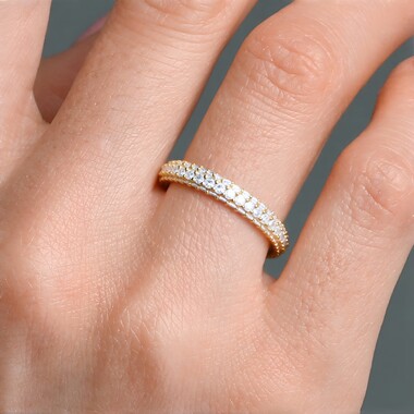 Anello in argento con Zircone