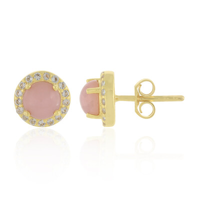 Orecchini in argento con Opale Rosa