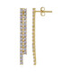 Pendientes en plata con Tanzanita
