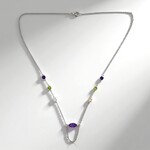 Collana in argento con Ametista Zambiana (de Melo Essence)