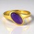 Bague en argent et Améthyste de Zambie (MONOSONO COLLECTION)