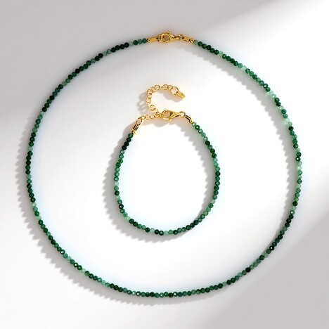 Parure en argent et Jade du Guatemala
