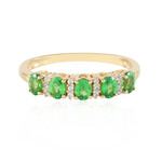 Anillo en plata con Tsavorita Lemshuku