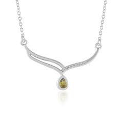 Sphene Silver Necklace