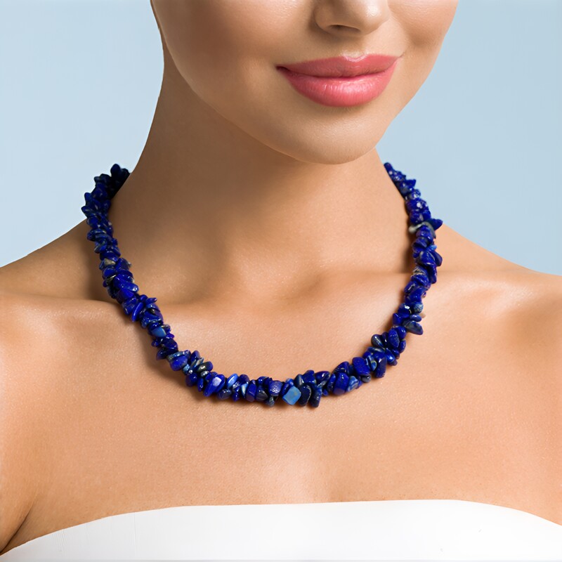 Collana in argento con Lapislazzuli