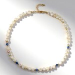 Collana in argento con Perla d'Acqua Dolce Bianca