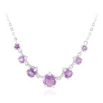 Amethyst-Silbercollier