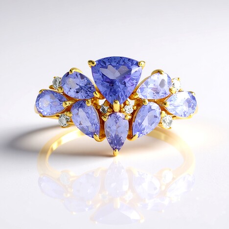 Anello in argento con Tanzanite (de Melo)