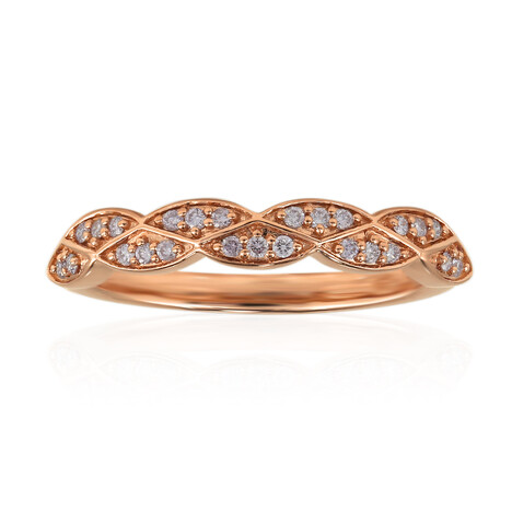 Pinkfarbener I3 Argyle-Brillant-Goldring (Mark Tremonti)