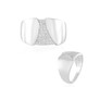 Anillo en plata con Diamante I2 (H) (de Melo)