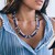 Collana in argento con Tanzanite (Riya)